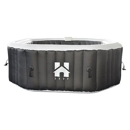 Home Deluxe  Außen-Whirlpool DROP inkl. Kissen, Getränkehalter und Sonnendach