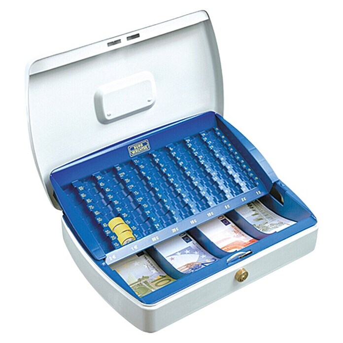 Burg-Wächter Office Line Geldtelcassette ZK 2307 EURO (33 x 23,5 x 7,5 cm, Wit)