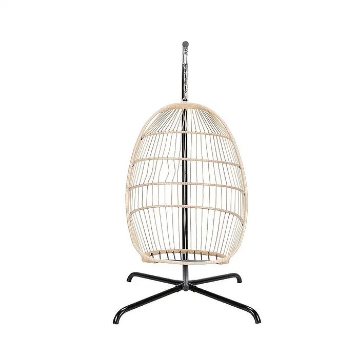 Home Deluxe Hängesessel LOMA Beige 1-Sitzer - 