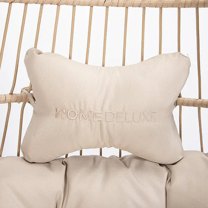 Home Deluxe Hängesessel LOMA Beige 1-Sitzer - 