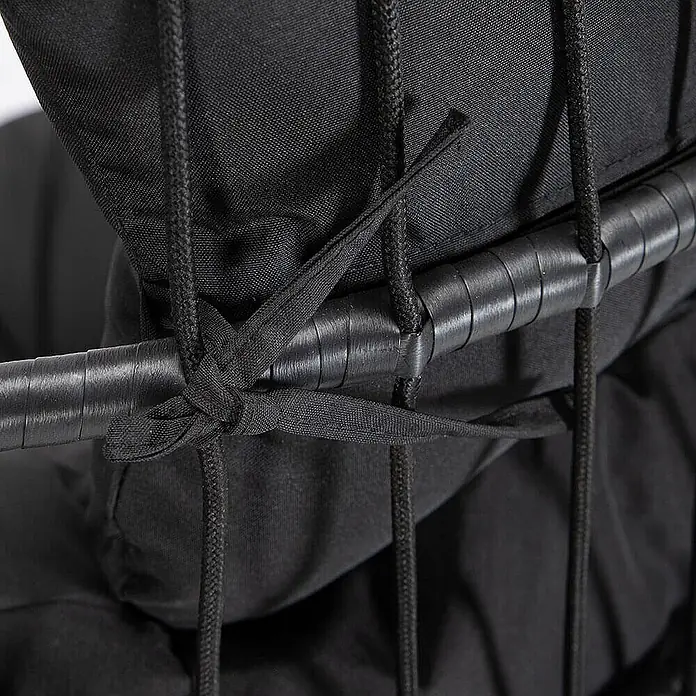 Home Deluxe Hängesessel LOMA Schwarz 1-Sitzer - 