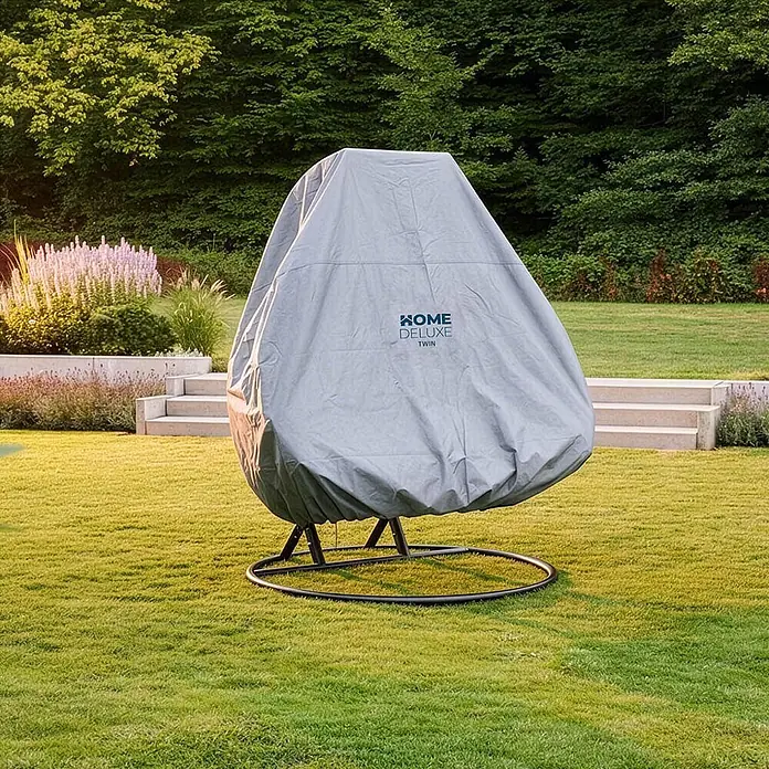 Home Deluxe Hängesessel Regenabdeckung CAPE TWIN Grau - 