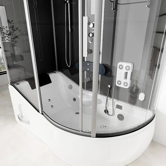 Home Deluxe Komplettdusche ALLIN 4IN1 - Schwarz