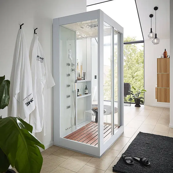 Home Deluxe Komplettdusche LUXORY XL - Weiß