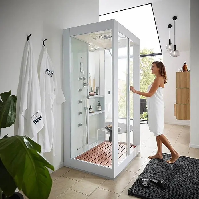 Home Deluxe Komplettdusche LUXORY XL - Weiß