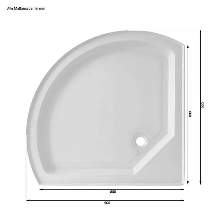 Home Deluxe Duschkabine BLACK PEARL 90 x 90 cm - 