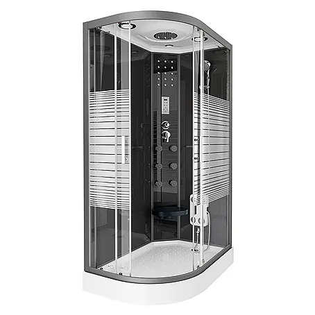 Home Deluxe  Komplettdusche BLACK PEARL