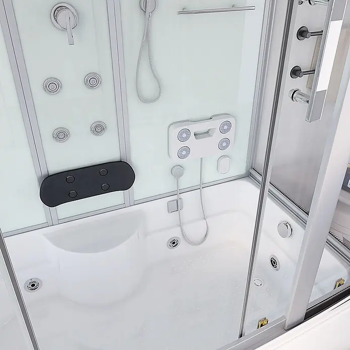 Home Deluxe Komplettdusche DIAMOND BIG - Weiß