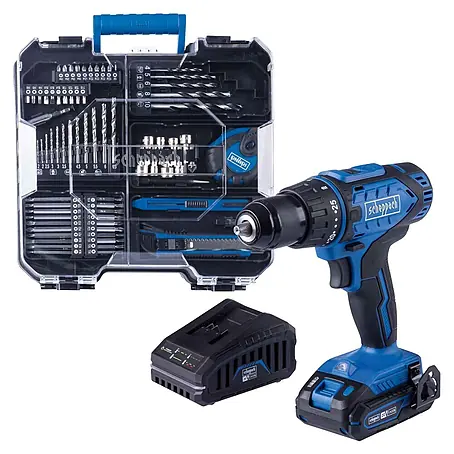 Scheppach IXES 20V Akku-Bohrschrauber-Set C-DTB74/1-X