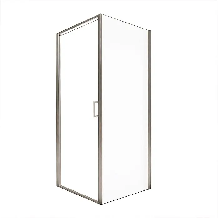 HOME DELUXE Duschkabine LIVIA Chrom - 90 x 195 cm - 