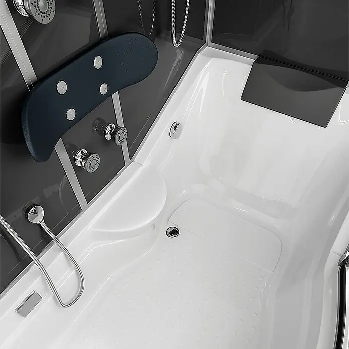 Home Deluxe Komplettdusche ALLIN 2IN1 - Schwarz