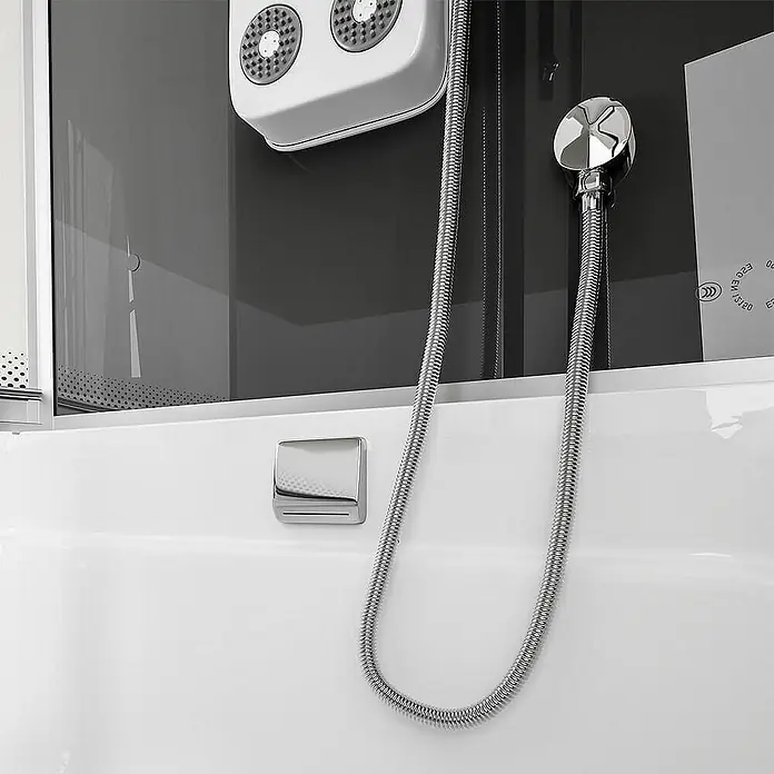 Home Deluxe Komplettdusche ALLIN 2IN1 - Schwarz