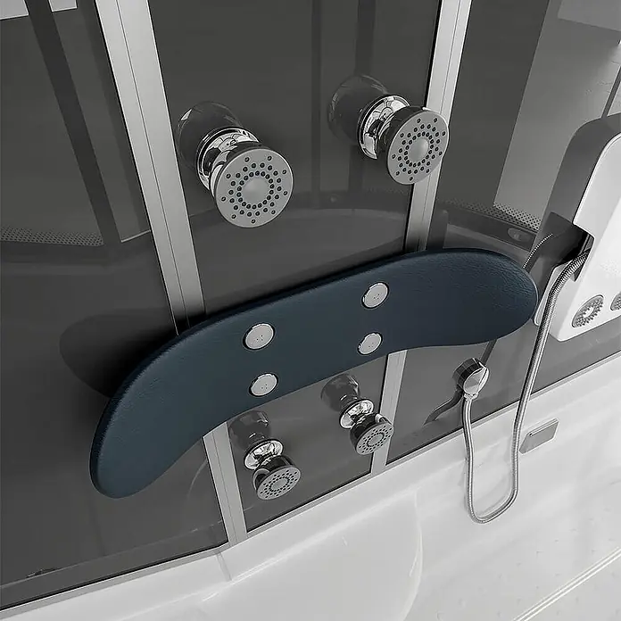 Home Deluxe Komplettdusche ALLIN 2IN1 - Schwarz
