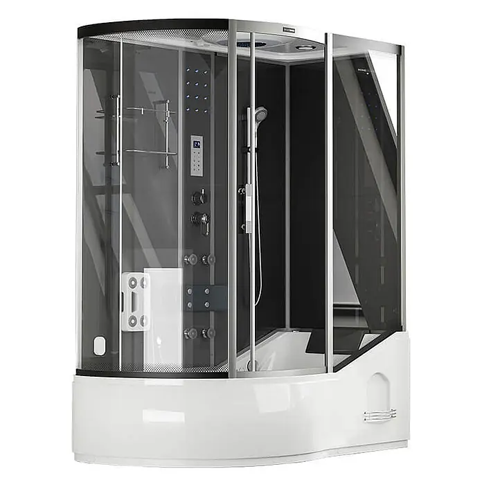 Home Deluxe Komplettdusche ALLIN 4IN1 - Schwarz