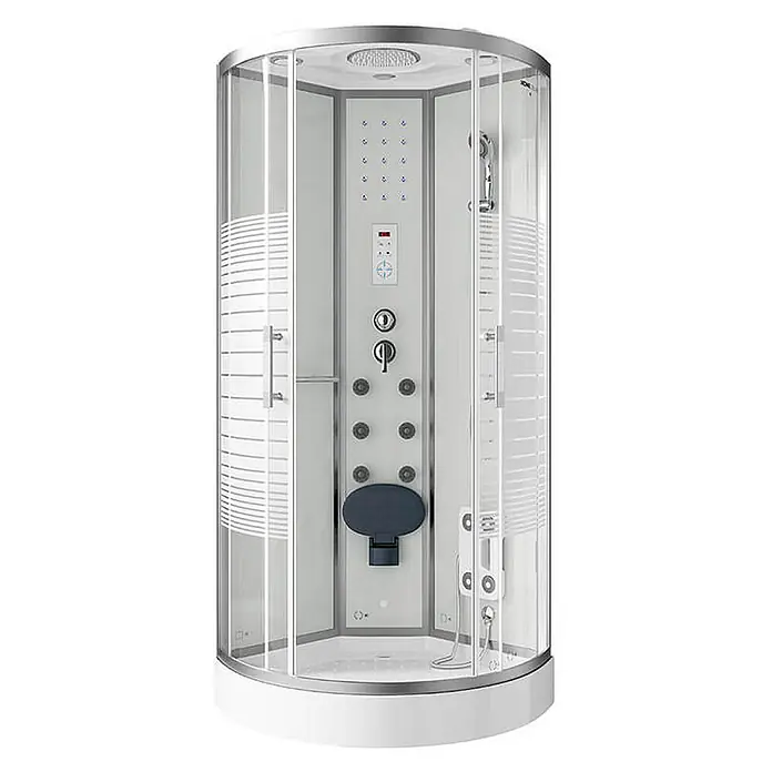 Home Deluxe Komplettdusche WHITE PEARL - Weiß