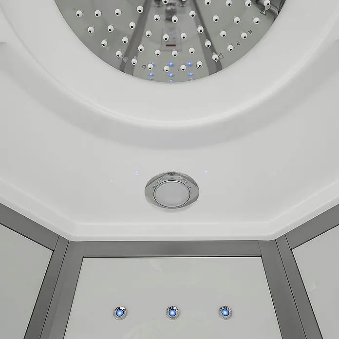 Home Deluxe Komplettdusche WHITE PEARL - Weiß