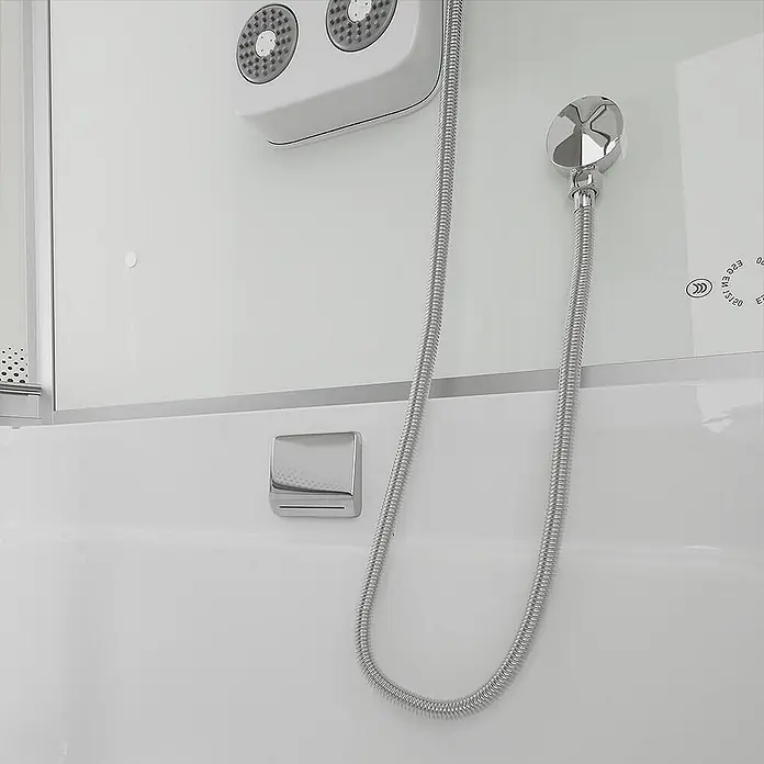 Home Deluxe Komplettdusche ALLIN 2IN1 - Weiß