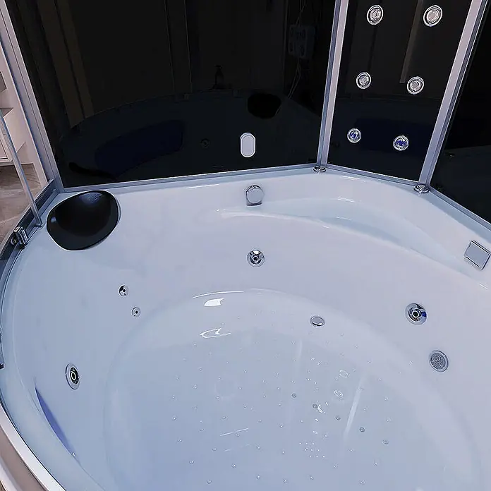 Home Deluxe Komplettdusche EXCLUSIO - Schwarz