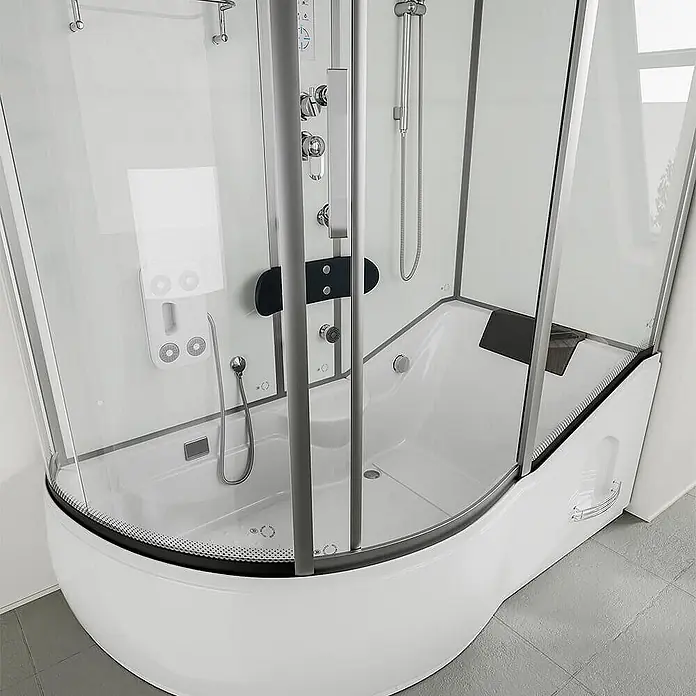 Home Deluxe Komplettdusche ALLIN 2IN1 - Weiß