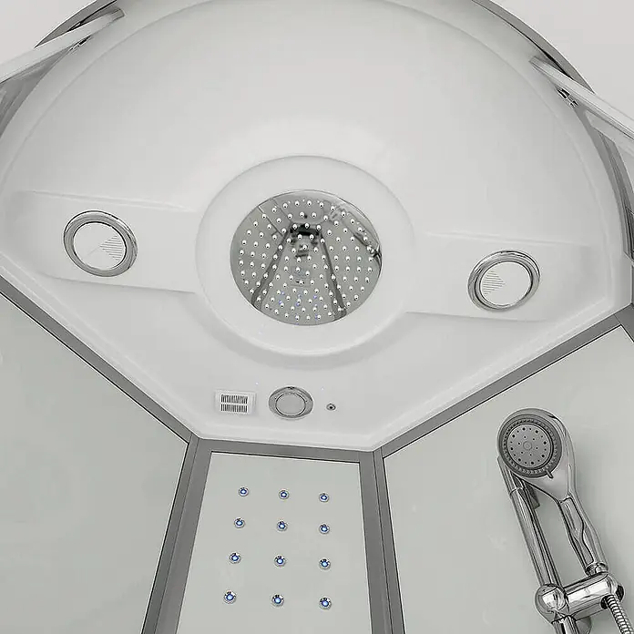 Home Deluxe Komplettdusche WHITE PEARL - Weiß