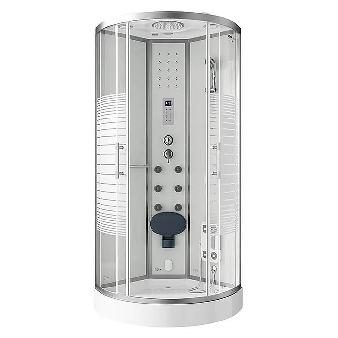Home Deluxe Komplettdusche WHITE PEARL - Weiß