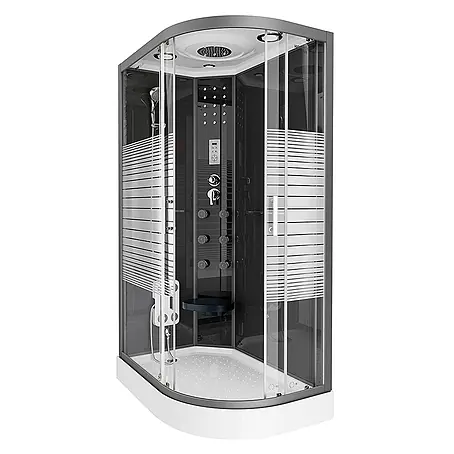 Home Deluxe  Komplettdusche BLACK PEARL