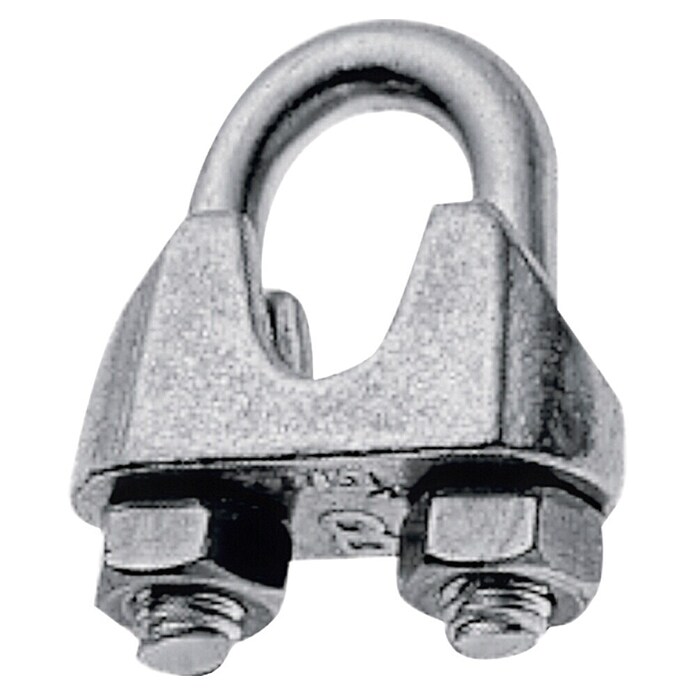 Draadklem (Voor kabeldiameter: 5 mm, 2 stk., Staal)