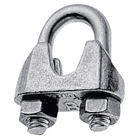 Stabilit Seilklemme (Für Seildurchmesser: 8 mm, 2 Stk., Stahl)