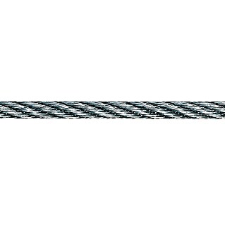 Stabilit Staalkabel, per meter (6 mm, 6 x 7 FC)
