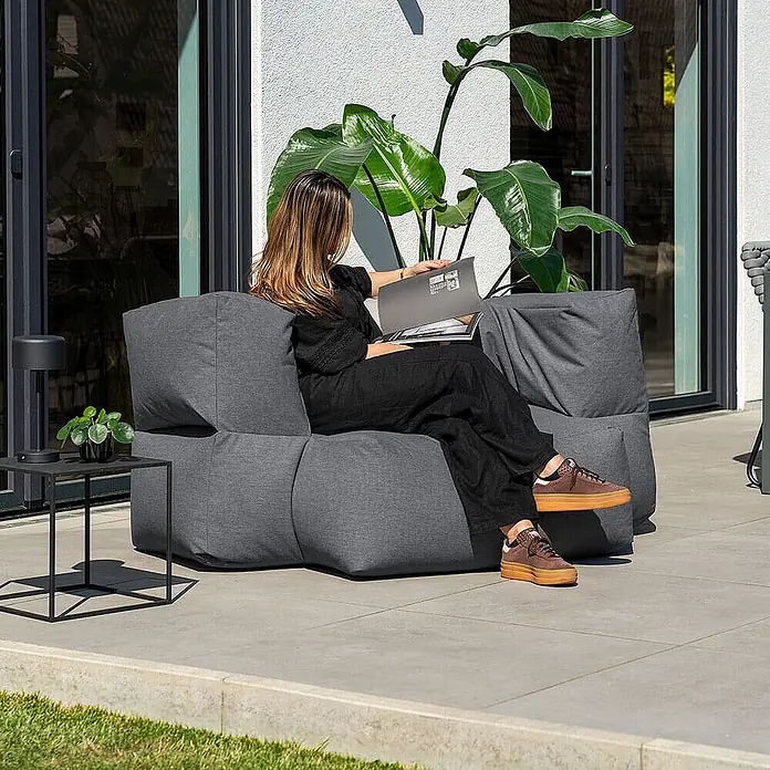 Home Deluxe Sitzsack HEAVEN Anthrazit - 