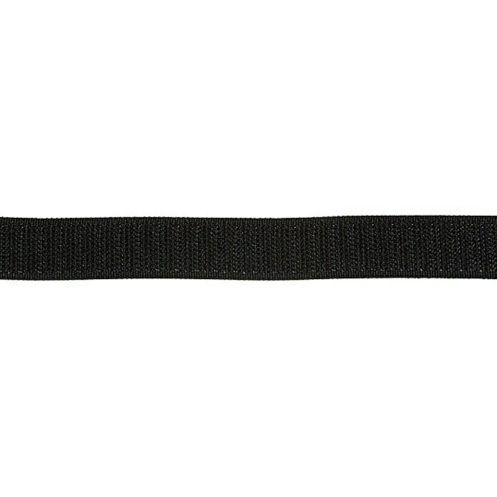 Stabilit Haakband, per meter (Breedte: 20 mm, Zwart, Zelfklevend)
