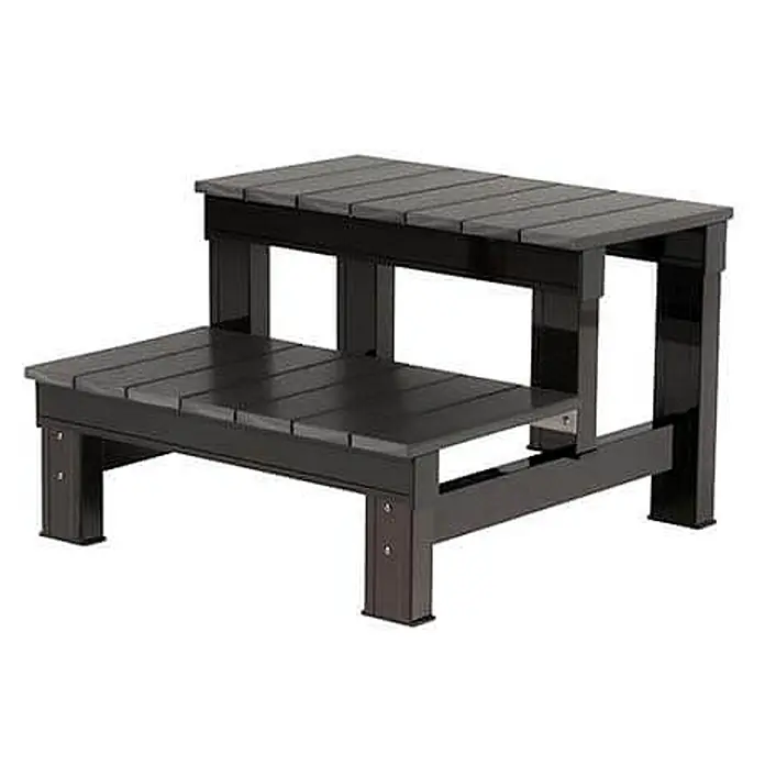 Home Deluxe Whirlpool Treppe MARBLE - Grau