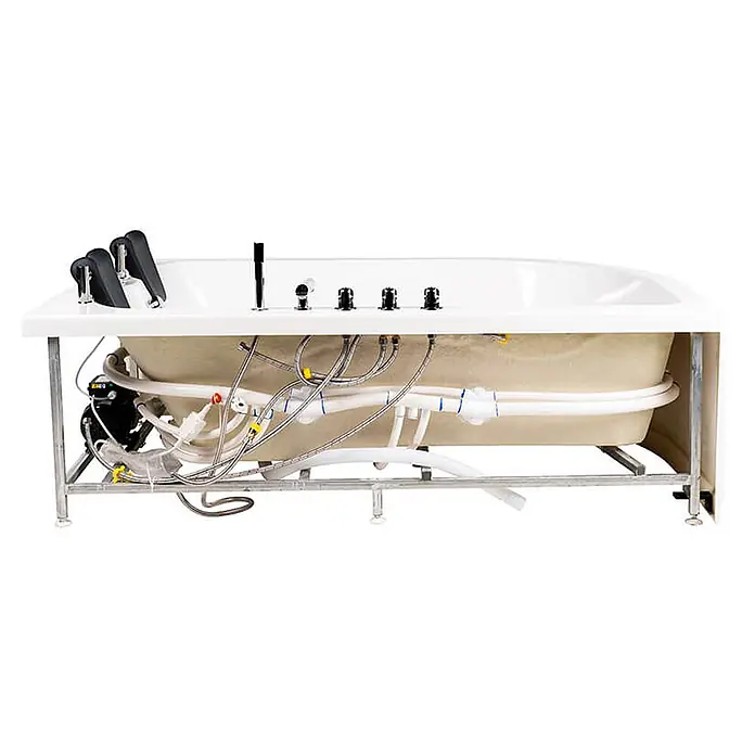 Home Deluxe Whirlpool BLUE OCEAN XL Ausrichtung Links - Weiß