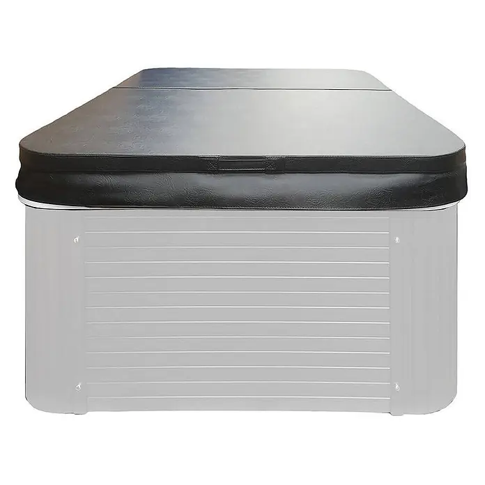 Home Deluxe Whirlpool Thermoabdeckung MARBLE - Schwarz