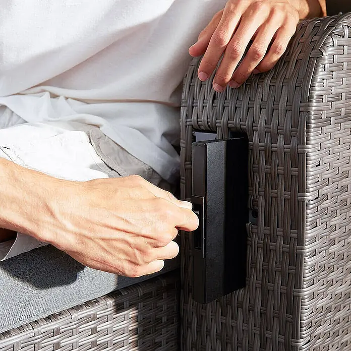 Home Deluxe Strandkorb HOLBY Ohne Regenabdeckung - 