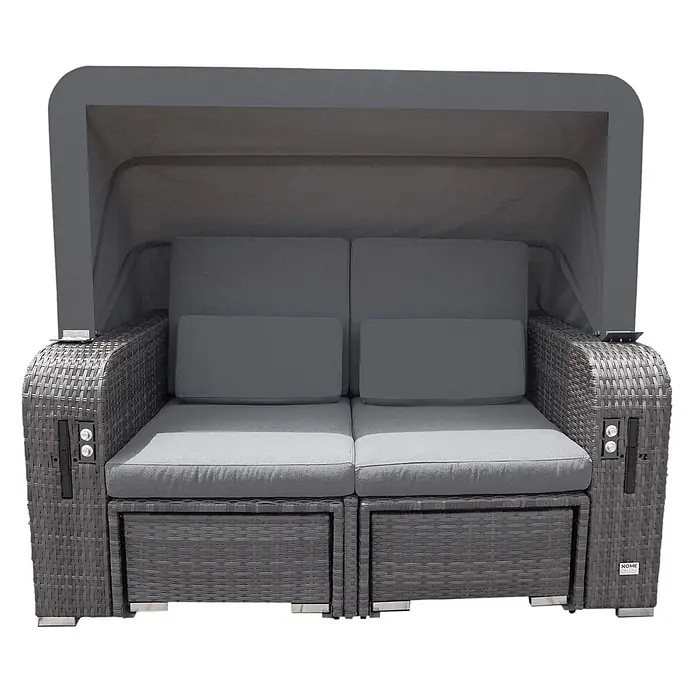 Home Deluxe Strandkorb HOLBY Ohne Regenabdeckung - 