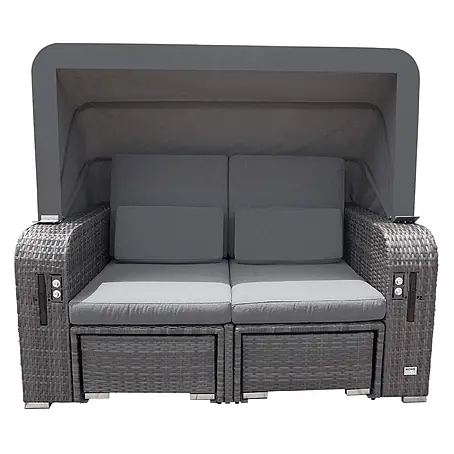Home Deluxe Strandkorb HOLBY Ohne Regenabdeckung