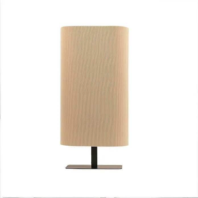 HOME DELUXE Große Tischlampe SUKO - Beige - 