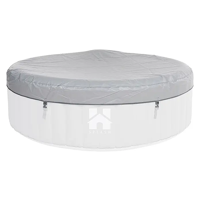 Home Deluxe Whirlpool Abdeckung CAPE SPLASH Farbe: Grau - Grau