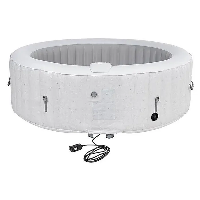 Home Deluxe Mobil-Whirlpool SPLASH inkl. Abdeckung - Beton