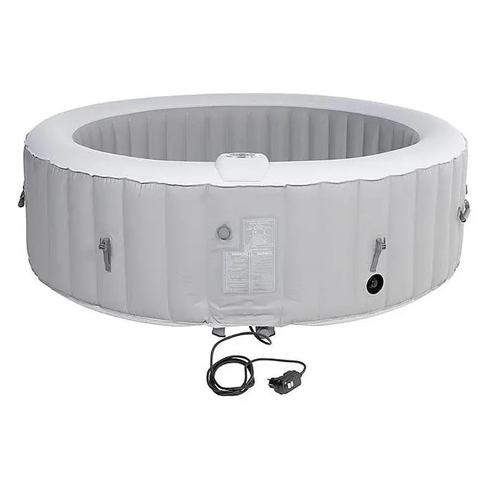 Home Deluxe Mobil-Whirlpool SPLASH inkl. Abdeckung - Grau