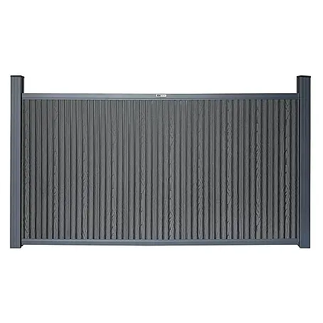 Home Deluxe WPC Sichtschutzzaun CALLADO PREMIUM 115 cm 1 x Element + 2 x Pfosten