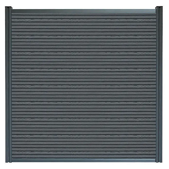 Home Deluxe WPC Sichtschutzzaun CALLADO PREMIUM 185 cm 1 x Element + 2 x Pfosten - 