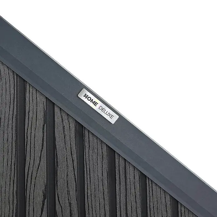 Home Deluxe WPC Sichtschutzzaun CALLADO PREMIUM Vertikale Paneele - 