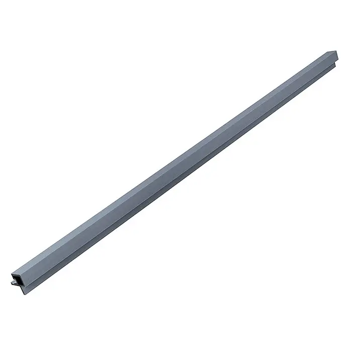 Home Deluxe Eckprofil SANO Hellgrau 4 -  - Langer grauer Winkelprofilstreifen mit sichtbarem Querschnitt.