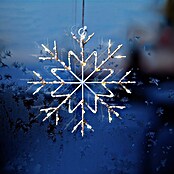 LED-Weihnachtsdekoleuchte Schneeflocke (Weiß, Batteriebetrieben, LED, Durchmesser: 20 cm) | BAUHAUS