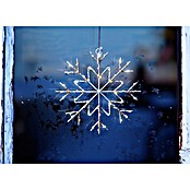 LED-Weihnachtsdekoleuchte Schneeflocke (Weiß, Batteriebetrieben, LED, Durchmesser: 20 cm) | BAUHAUS
