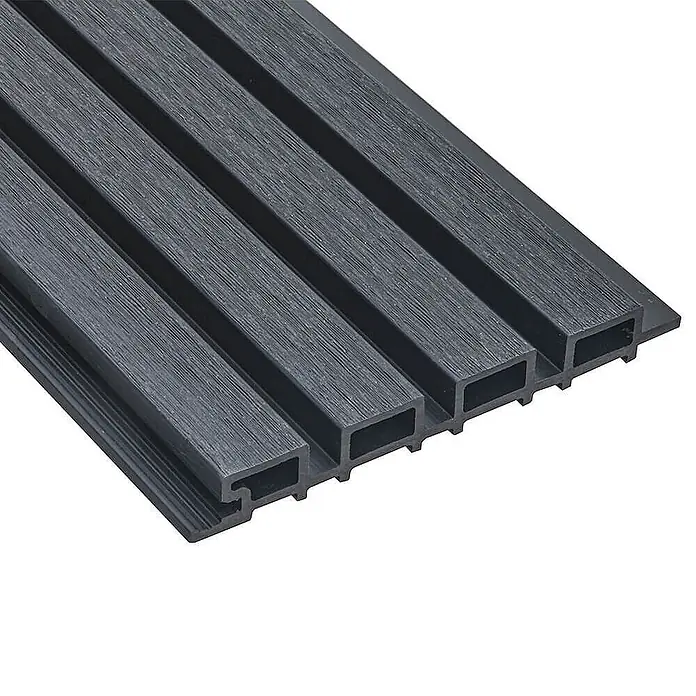 Home Deluxe Wandpaneel Fassadenverkleidung DUVAR - 40 m² - Anthrazit