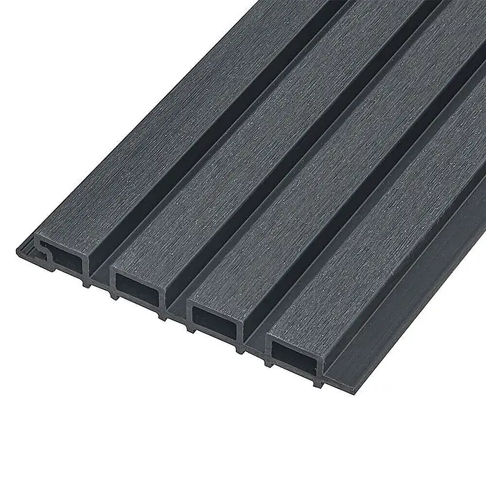 Home Deluxe Wandpaneel Fassadenverkleidung DUVAR - 40 m² - Anthrazit