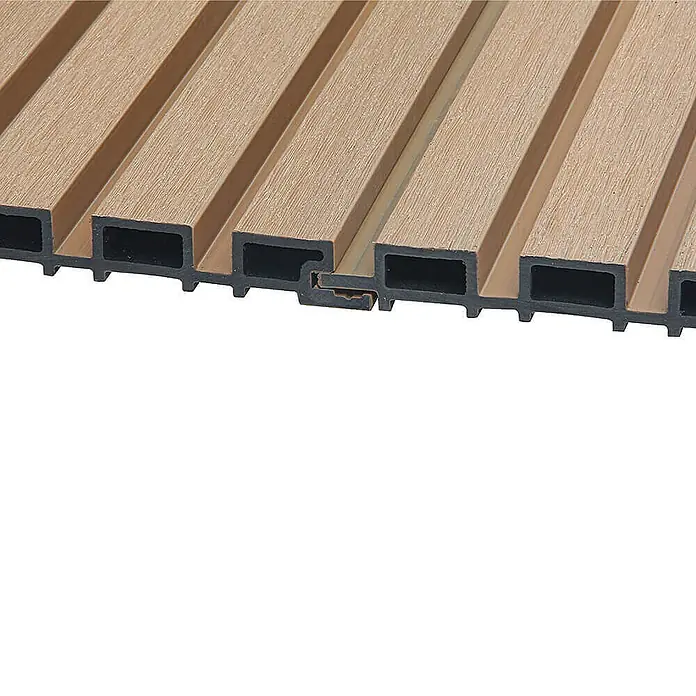 Home Deluxe Wandpaneel Fassadenverkleidung DUVAR - 50 m² - Teak